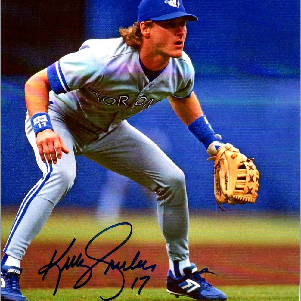 Kelly Gruber Signed 8x10 Photo Toronto Blue Jays MLB - Hand Autographed Picture